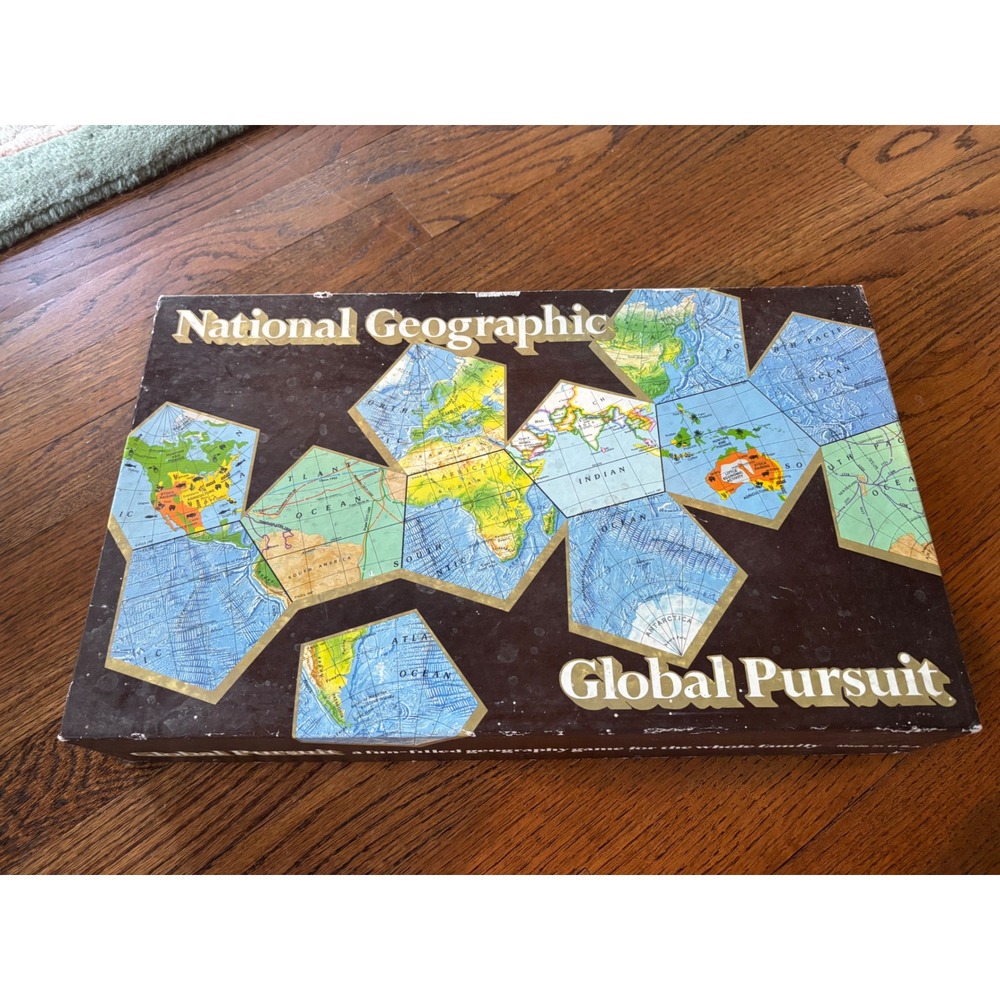 National Geographic Global Pursuit Vintage‎ 1987 Geography Trivia Board Game